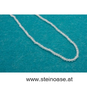 Kette Bergkristall facet. 3mm